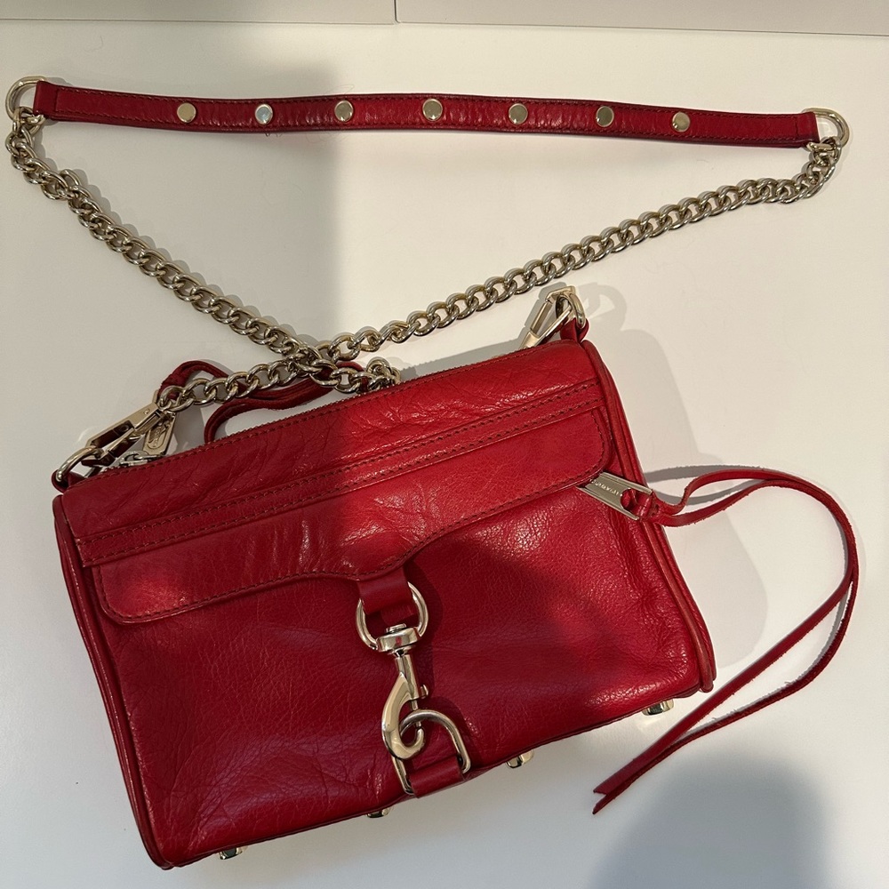 Rebecca Minkoff Red Leather Crossbody